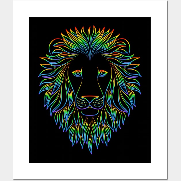 lion head Wall Art by Christian custom designz